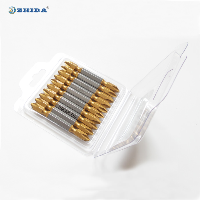 TiN coating Double ended screwdriver bits PH2